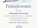 podziękowanie konkurs flecikowy